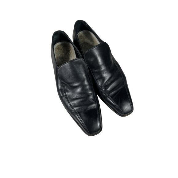Dolce & Gabbana Men’s Black‎ Leather Slip On Loafers Size 9.